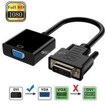 Adaptador Conversor DVI-D Para VGA - HD 1080p