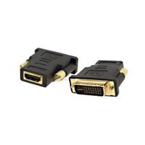 Adaptador Conversor DVI-I Dual Link 24+5 Macho X HDMI Fêmea Banhado Ouro Feasso FCA-11B