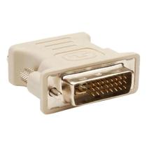 Adaptador Conversor DVI-I para VGA - Dual Link - 24+5 Pinos DVI-I M X VGA F