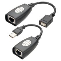 Adaptador Conversor Extensor Usb Via Cabo Rede Rj45 Até 45m