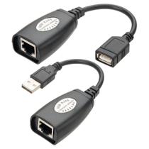 Adaptador Conversor Extensor Usb Via Cabo Rede Rj45 Até 45m