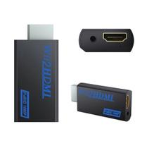 Adaptador Conversor HDMI para Nintendo Wii e Wii U Wii2hdmi Preto