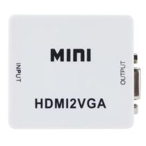 Adaptador Conversor HDMI Para VGA Transmite Audio E Video