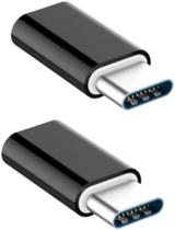 Adaptador Conversor Micro Usb Fêmea V8 Para Usb Type C Macho