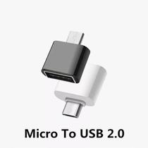Adaptador Conversor OTG Saída USB Entrada Micro USB