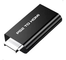 Adaptador Conversor PS2 Audio Vídeo AV Para Cabo HDMI