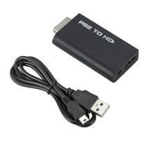 Adaptador Conversor PS2 para HDMI - 480i/480p/576i - com Áudio e Cabo 3,5mm