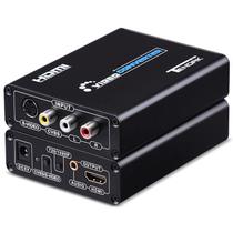 Adaptador conversor Tendak 3RCA AV CVBS Composite e S-Video para HDMI