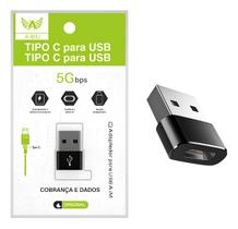 Adaptador Conversor Tipo C Para Usb Carregador Cel Notebook
