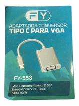 Adaptador Conversor Tipo C para VGA FY-553