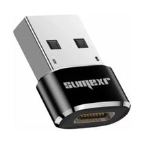 Adaptador Conversor Type-C Para USB-A Mini Sumexr SX-ZJ20