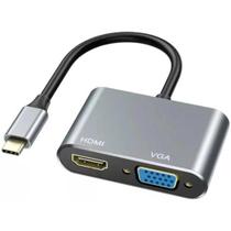 Adaptador Conversor Type-C Para Vga + Hdmi - Magelei