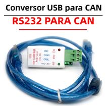 Adaptador Conversor USB para CAN Bus Serial RS232 - Com Proteção contra Surtos