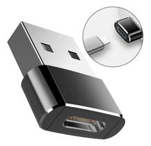 Adaptador Conversor USB Type C (Tipo c) Fêmea para USB Macho