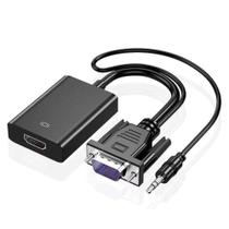 Adaptador Conversor VGA Macho x HDMI Fêmea - Shinka
