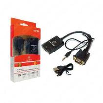 Adaptador Conversor VGA x HDMI c/ Audio e Video (KAP-V078) - Kapbom