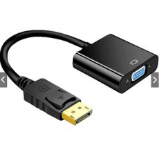 Adaptador Conversor Vídeo Displayport P Vga Monitores Projetores