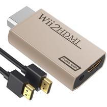 Adaptador conversor Wii para HDMI GANA 1080p com cabo HDMI cáqui Adaptador conversor Wii para HDMI GANA 1080p com cabo HDMI cáqui