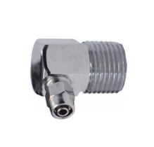 Adaptador Cotovelo Cego Cromado Rosca 1/2"x Saída Mang. 1/4"