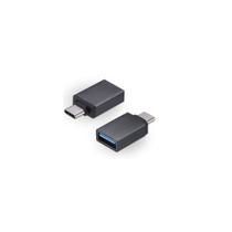 Adaptador da MD9 USB 3.0 Fêmea X USB C Macho OTG Preto Adaptador da MD9 USB 3.0 Fêmea X USB C Macho OTG Preto
