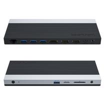 Adaptador de 130 W para estação de ancoragem USB C WAVLINK com monitor triplo