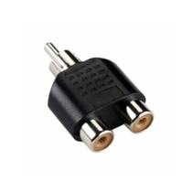 Adaptador de 2 Jack RCA a Plug RCA Adaptador de 2 Jack RCA a Plug RCA