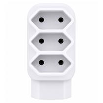 Adaptador de 4 Tomadas 2 Pinos Benjamim Plugue Extensão