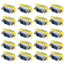 Adaptador de acoplador de mudança de gênero de cabo serial de 9 pinos RS-232
