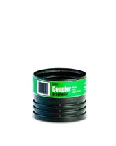 Adaptador de acoplador de tubo de drenagem Flex-Drain 55020 fêmea para fêmea preto Adaptador de acoplador de tubo de drenagem Flex-Drain 55020 fêmea para fêmea preto