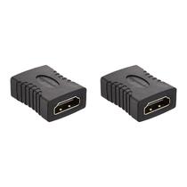 Adaptador de acoplador HDMI fêmea para fêmea Amazon Basics (pacote com 2) Adaptador de acoplador HDMI fêmea para fêmea Amazon Basics (pacote com 2)