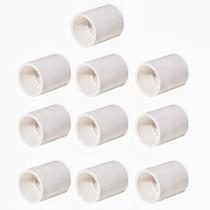 Adaptador de acoplamento de tubos PVC Schedule 40 de 1 polegada - pacote com 10 Adaptador de acoplamento de tubos PVC Schedule 40 de 1 polegada - pacote com 10