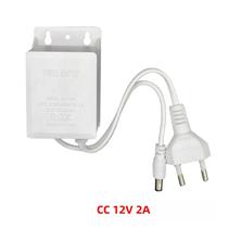 Adaptador De Alimentação À Prova D'água Externo EUA UE Universal AC 100-240V Para DC 12V Conversor