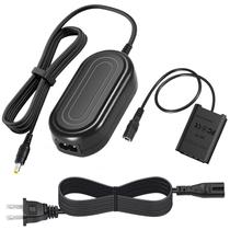 Adaptador de alimentação AC e bateria fictícia para câmera Sony ZV-1 ZV1