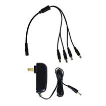 Adaptador de alimentação Câmera de segurança Night Owl com divisor de 4 vias