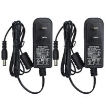Adaptador de alimentação CS-Power DC 12V 1.5A, pacote com 2 unidades para câmera de segurança