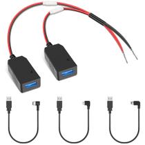 Adaptador de alimentação Dashcam YQMAJIM Universal 12V a 5V Hardwire Kit Adaptador de alimentação Dashcam YQMAJIM Universal 12V a 5V Hardwire Kit
