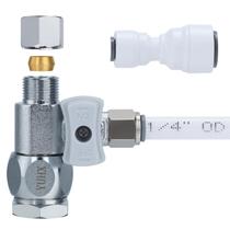 Adaptador de alimentação de água YUHX 3/8 x 1/4 ou 3/8 Add-A-Tee 1/2 x 1/4