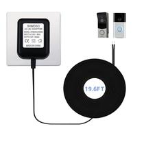 Adaptador de alimentação de campainha 24V 500mA com cabo de 6m para Nest Arlo Eufy Adaptador de alimentação de campainha 24V 500mA com cabo de 6m para Nest Arlo Eufy
