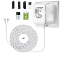 Adaptador de alimentação de campainha de vídeo 18V 500mA para Ring, Nest, Eufy Adaptador de alimentação de campainha de vídeo 18V 500mA para Ring, Nest, Eufy