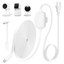 Adaptador de Alimentação e Cabo de 25 Pés para Câmera WYZE Cam V4/V3/OG