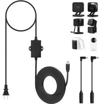Adaptador de alimentação externo, cabo de 15 m para Wyze Cam V4/WYZE Pan V3