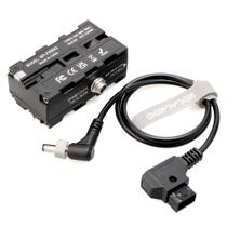 Adaptador de alimentação KOCACKOO D-Tap para NP-F550/970/570/770 de dupla face