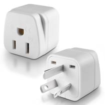 Adaptador de alimentação OFO/AEEA (EUA) para a Austrália, plugue tipo I, pacote com 2 unidades