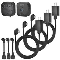 Adaptador de alimentação, pacote com 3, 7,5 m com cabo para câmera Blink Outdoor 4 Adaptador de alimentação, pacote com 3, 7,5 m com cabo para câmera Blink Outdoor 4
