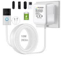 Adaptador de alimentação para campainha visual 18V 500mA com cabo de 10m