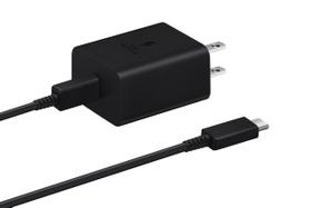 Adaptador de alimentação SAMSUNG 45W com cabo USB C-to-C preto