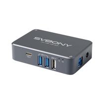 Adaptador de alimentação SVBONY SV241 USB Hub 12V DC 96x61x25mm