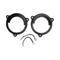 Adaptador De Alto-falante De Carro Preto De 6,5 Polegadas Com Anel E Chicote De Fios Para Nissan Adaptador De Alto-falante De Carro Preto De 6,5 Polegadas Com Anel E Chicote De Fios Para Nissan