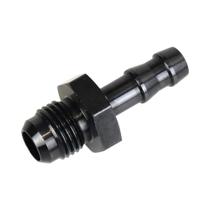 Adaptador De Alumínio Preto 6AN Flare Para Conector Macho 3/8 5/16 Para Mangueira De Combustível 8AN