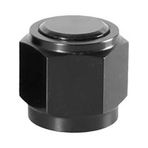 Adaptador De Alumínio Preto Com Cabeça Hexagonal, Plugue De Extremidade Flare Fêmea, Conector De Adaptador De Alumínio Preto Com Cabeça Hexagonal, Plugue De Extremidade Flare Fêmea, Conector De